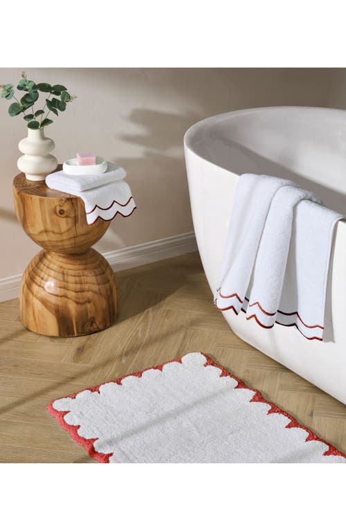 Peri Home Scallop 4-piece Towel Set In White
