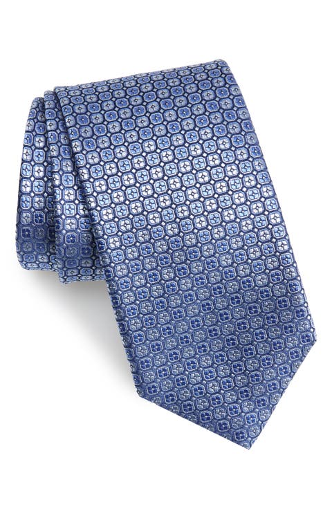 Geometric Silk Tie
