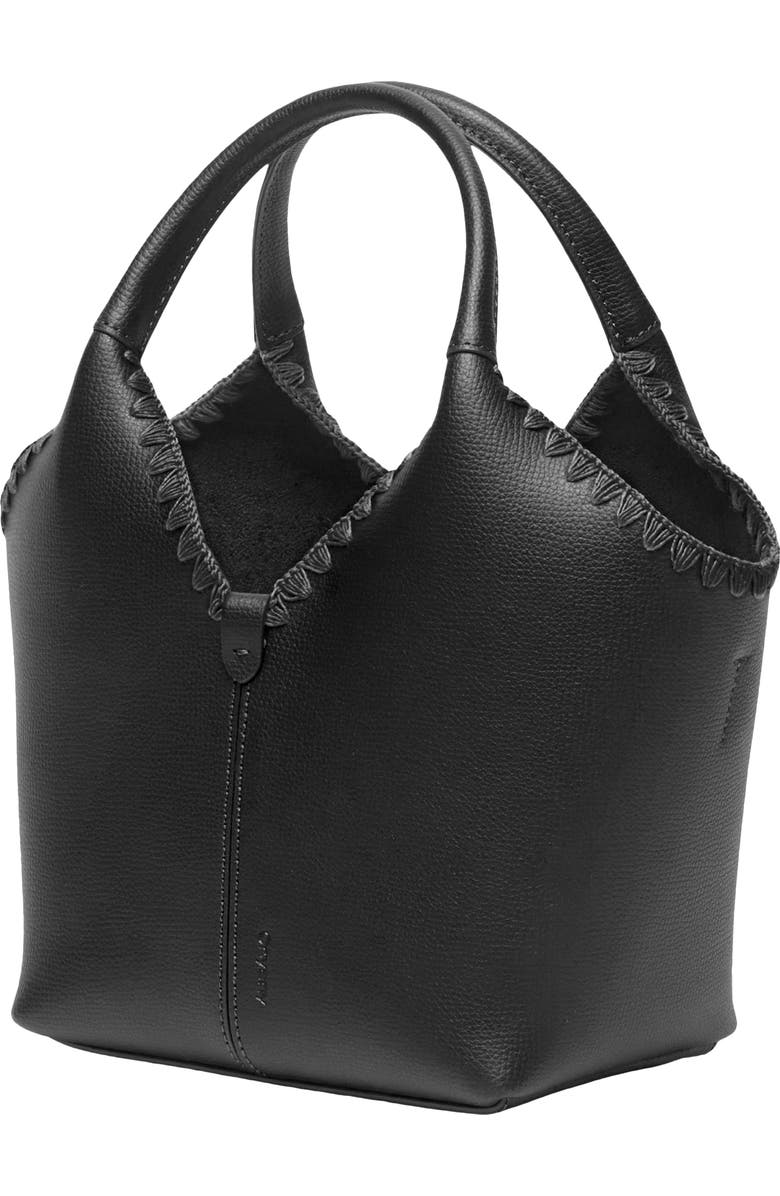 Oryany Vanessa Leather Satchel, Alternate, color, Black