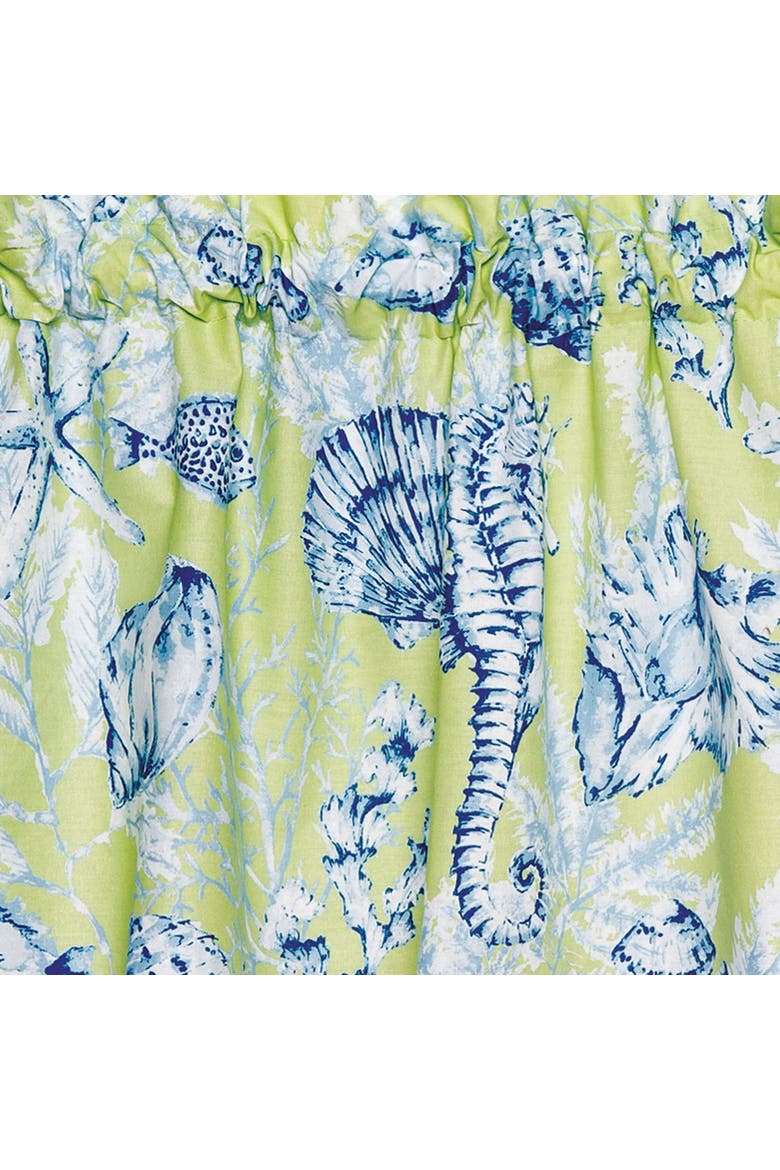 Fenwick Isle Single Valance, Alternate, color, Green