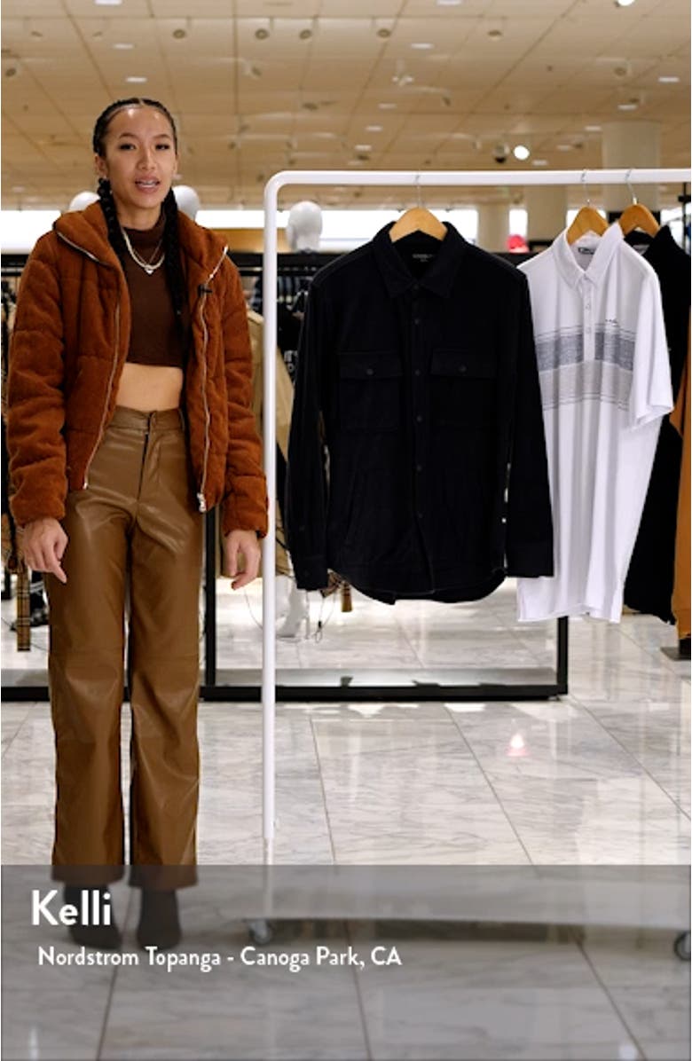 Recycled Polartec<sup>®</sup> Snap-Up Shirt Jacket, sales video thumbnail