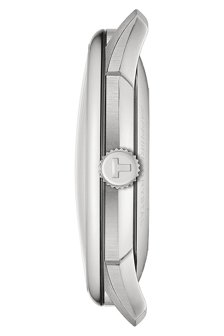 Chemin des Tourelles Powermatic 80 Bracelet Watch, 42mm, Alternate, color, STEEL/ GREEN