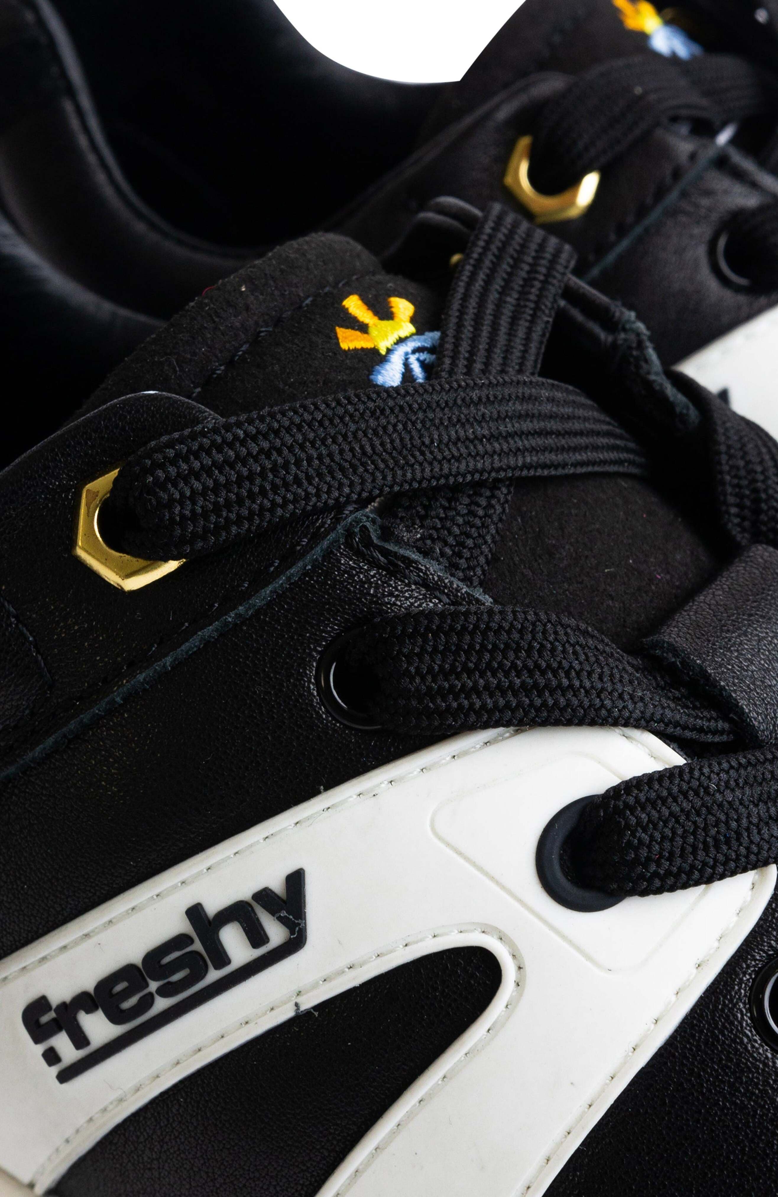 Freshy Supafly Nites Sneaker, Alternate, color, Black/White