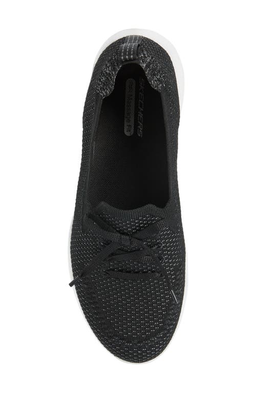 Skechers Massage Fit Lite Sneaker In Black/white