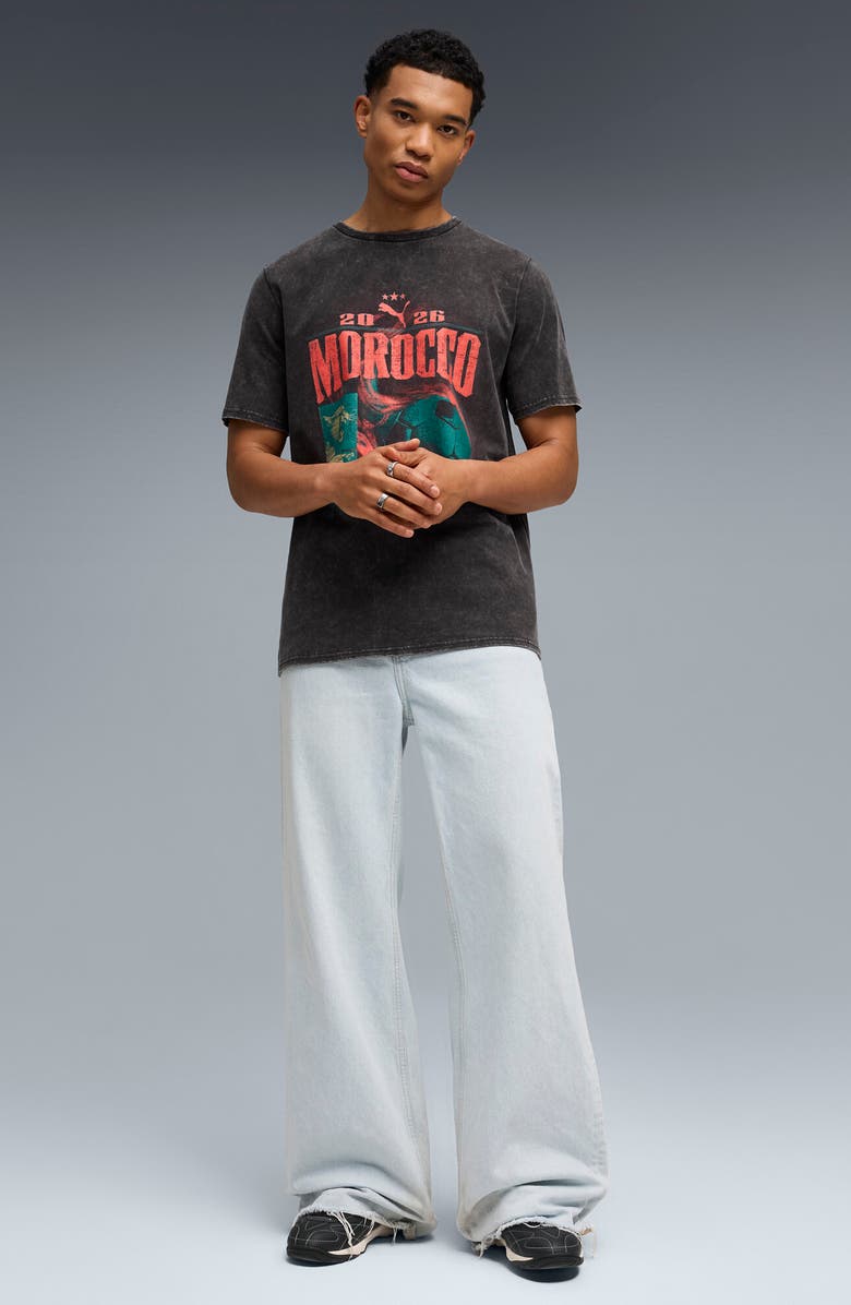 PUMA Fanpack '90s Morocco Cotton Graphic T-Shirt, Alternate, color, 