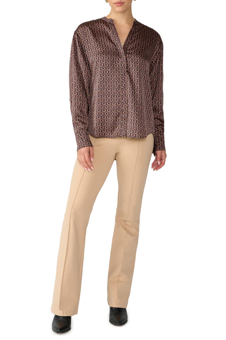 Modern Print Blouse, Alternate, color, MOD LINK