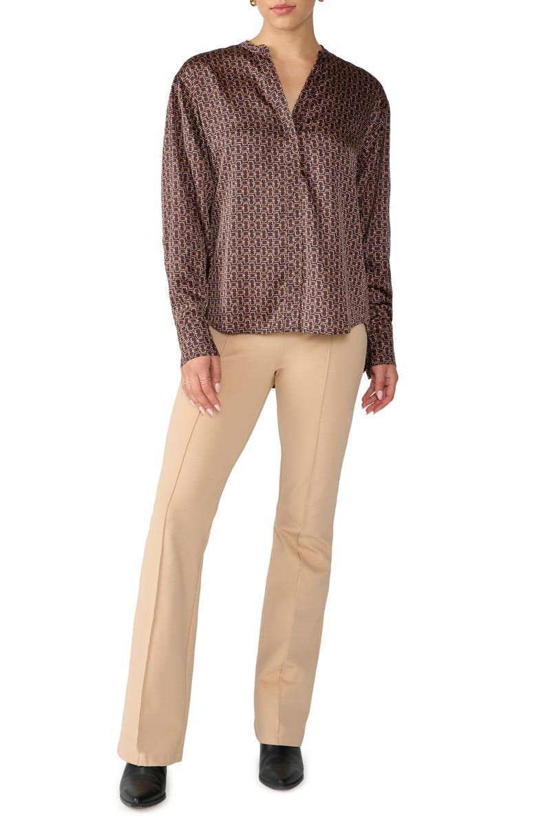 Sanctuary Modern Print Blouse, Alternate, color, Mod Link