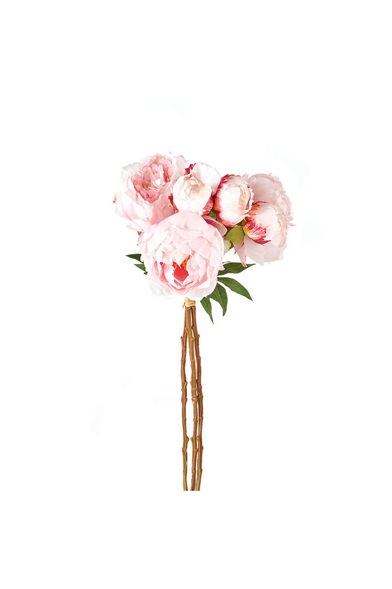 Peonies 21" Artificial Bundle of 3, Main, color, Pink
