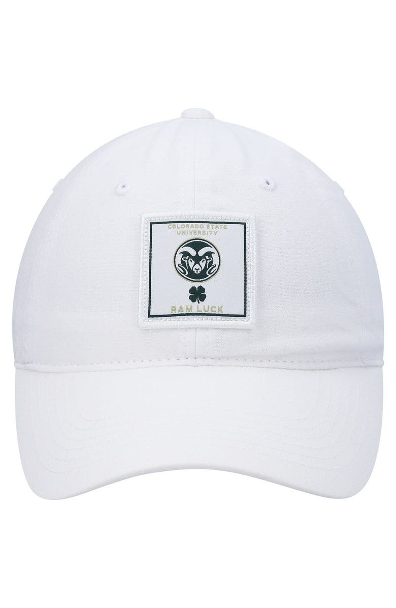 Black Clover Men's White Colorado State Rams Dream Adjustable Hat, Alternate, color, White