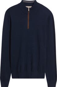 johnnie-O Raynor Merino Wool Quarter Zip Sweater