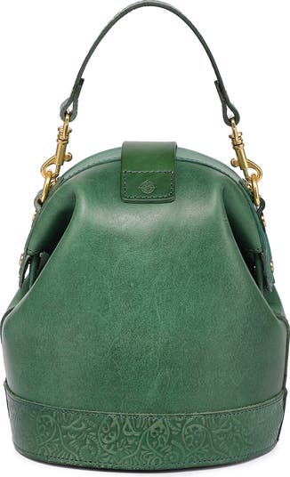 Doctor Bucket Leather Crossbody Bag