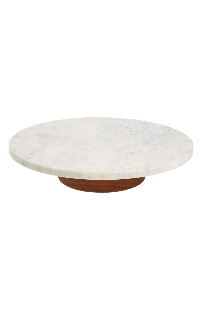 Nordstrom Marble Lazy Susan, Main, color, White Cloud Marble