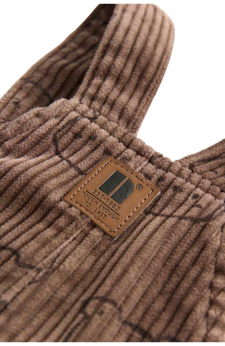 NEXT Kids' Jumbo Cotton Corduroy Overalls, Alternate, color, Brown