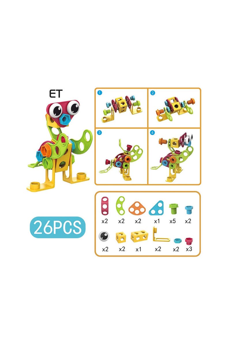 CONTIXO 223 Pcs Mega Mechanic 3D Building Block Set, Alternate, color,