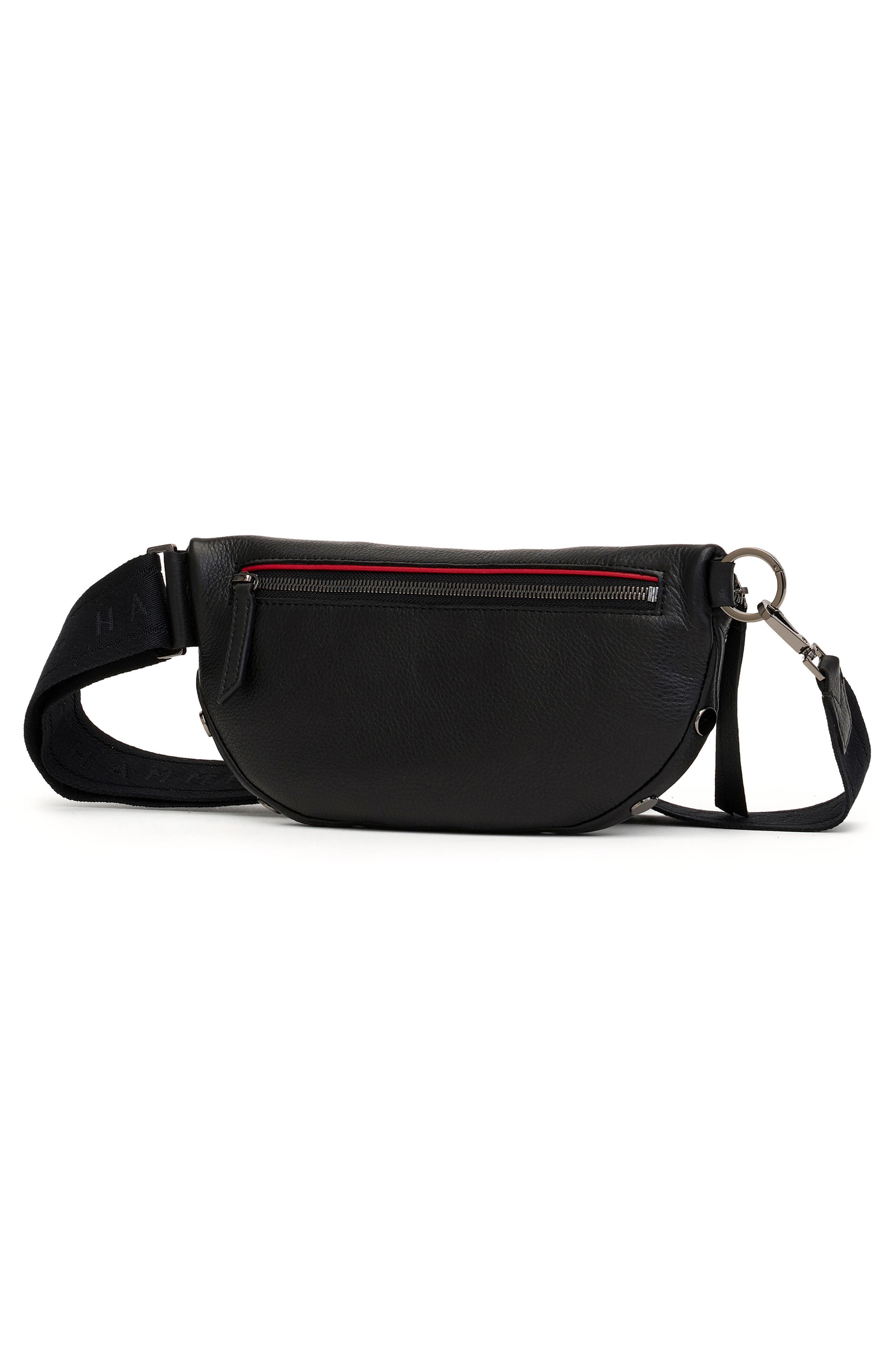 HAMMITT Charles Crossbody Bag, Alternate, color, Black/ Gunmetal