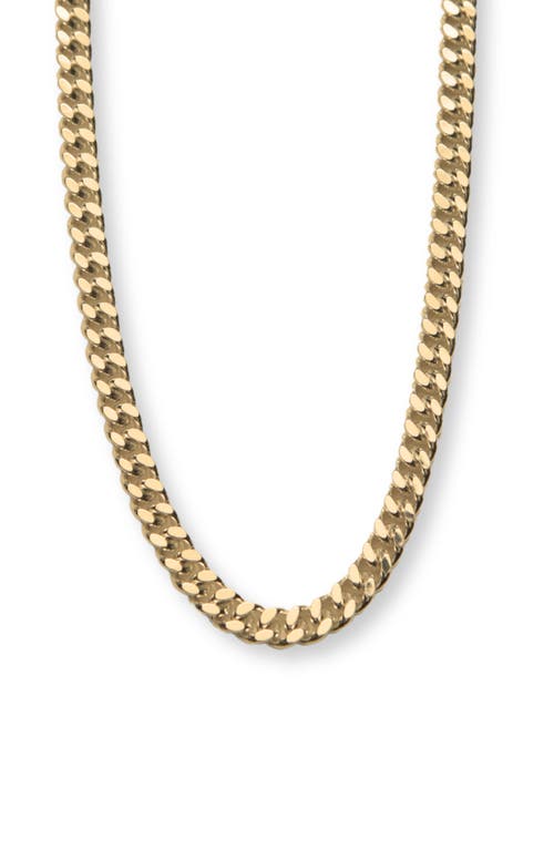 Argento Vivo Curb Chain Necklace In Gold