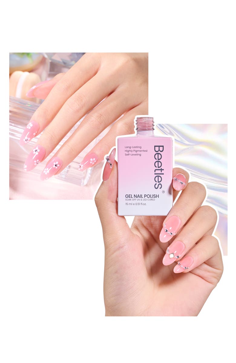 Beetles Neutral Nude Gel Polish Set 6 Colors, Alternate, color, Light Pink Jelly