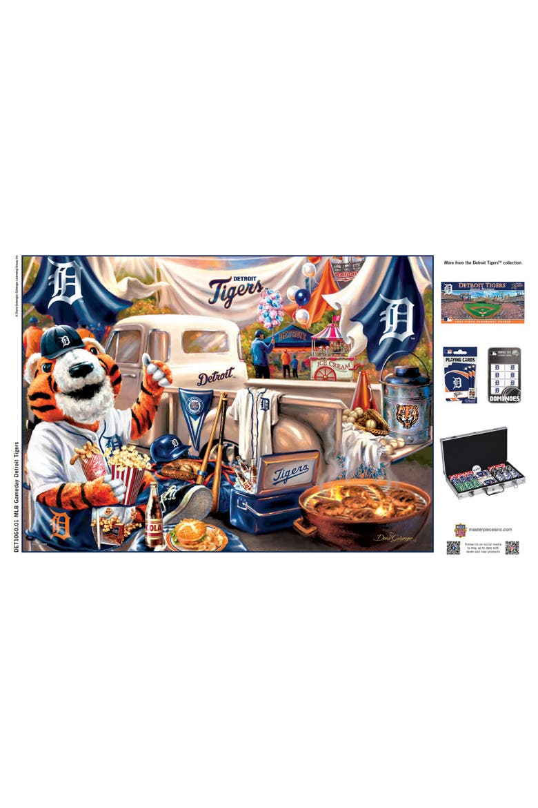 Detroit Tigers Gameday 1000 Piece Puzzle, Alternate, color, Multicolor