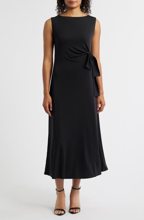 Dominique Crepe Midi Dress
