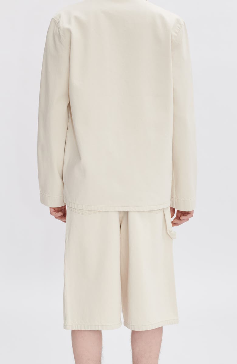 A.P.C. Westland Cotton Utility Shorts, Alternate, color, Aad Ecru