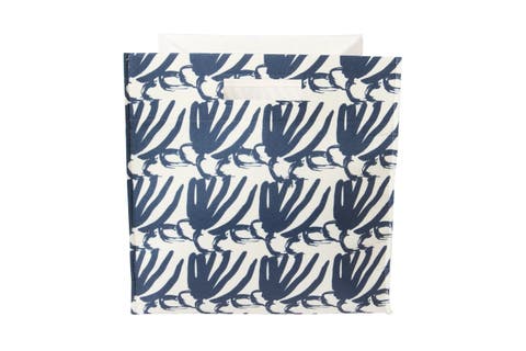 Palm Leaves Felt Storage Bin