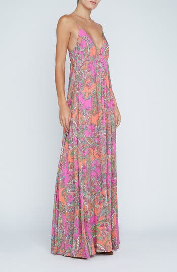 Stefani Paisley Maxi Dress