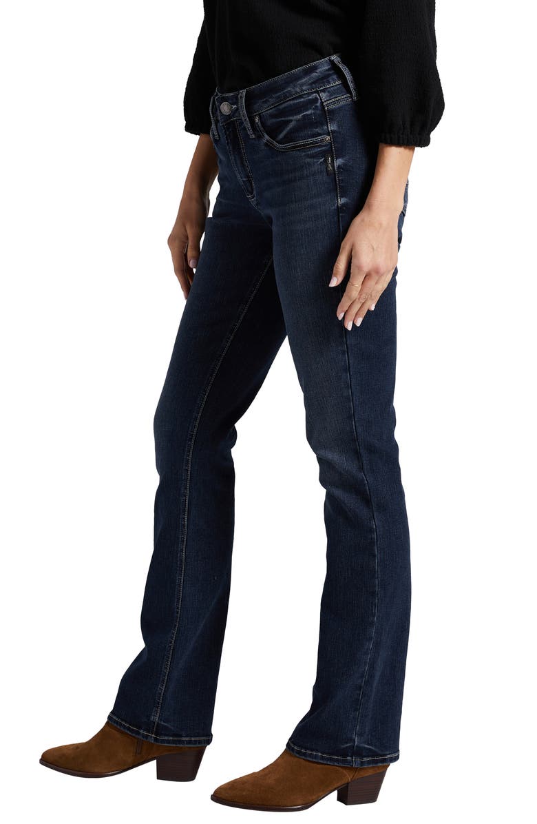 Silver Jeans Co. Elyse Slim Bootcut Jeans, Alternate, color,
