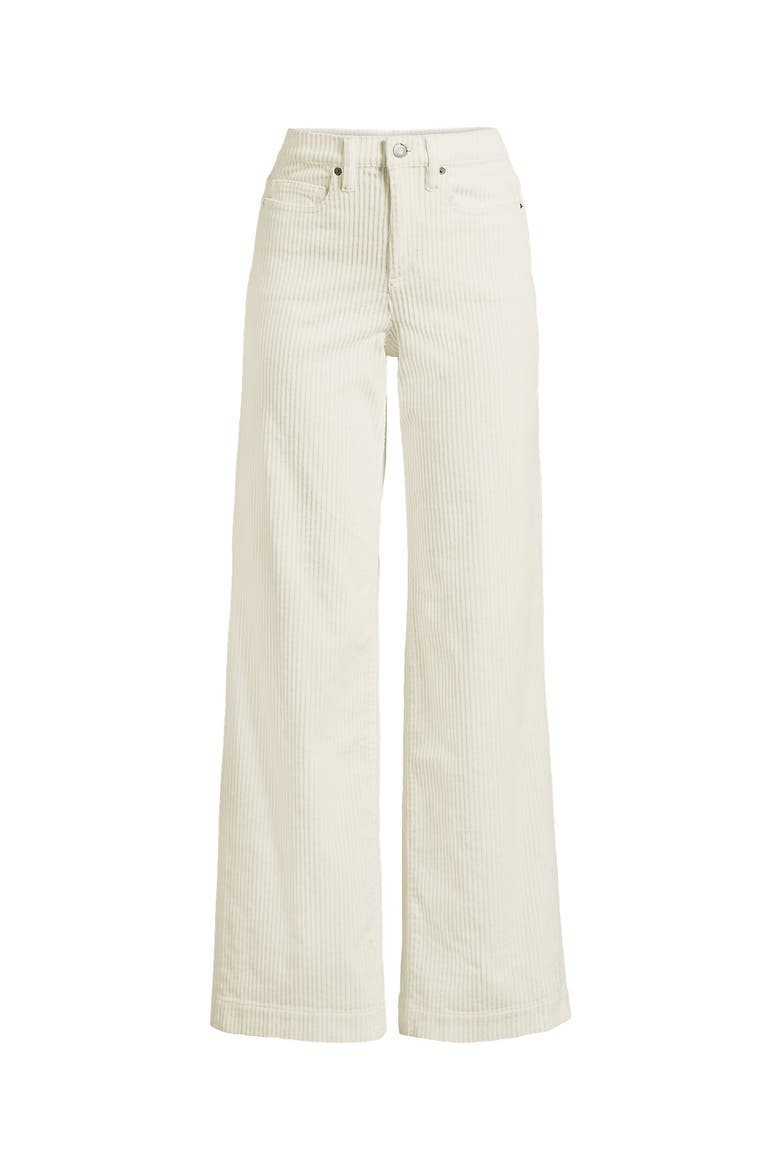 High Rise Wide Leg Corduroy Pants, Alternate, color, Ivory