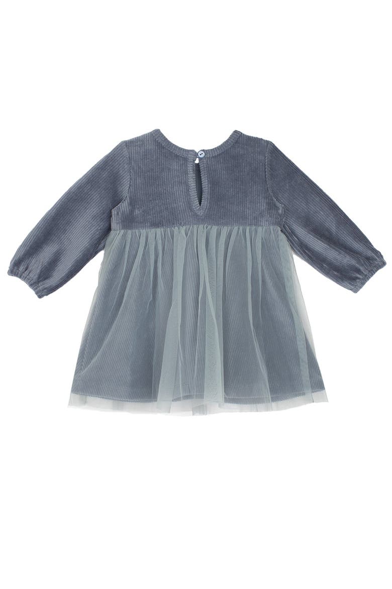Skylar Blue Suede Dress, Alternate, color, Blue