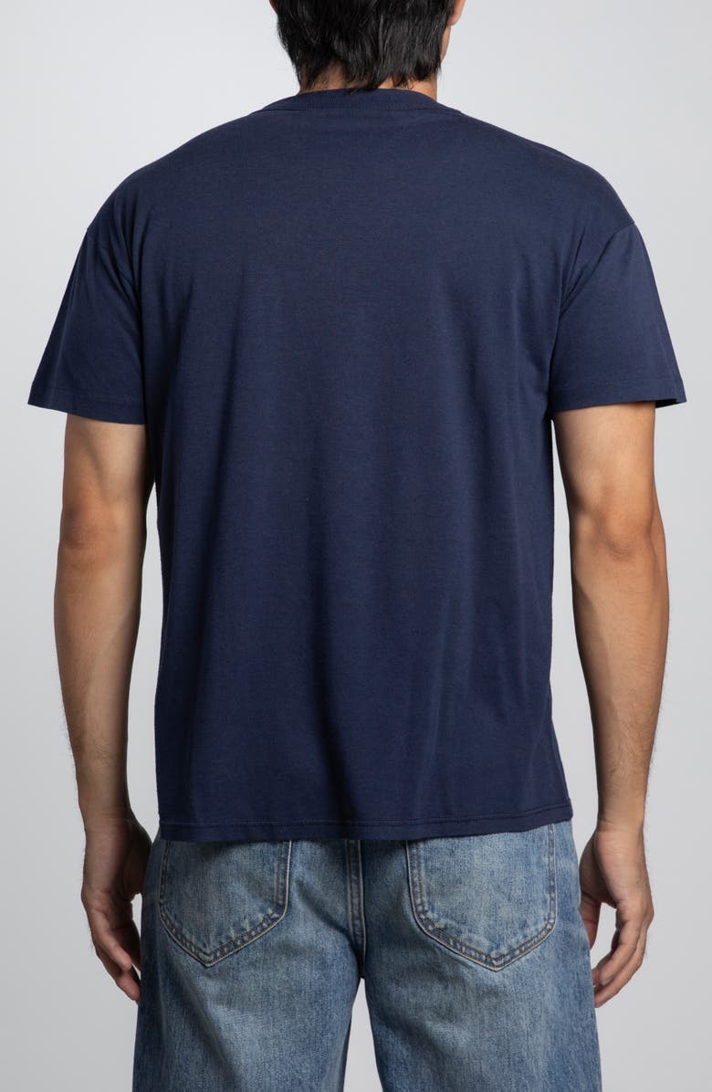 Elwood Vintage FWISD Athletics Tee, Alternate, color, Navy