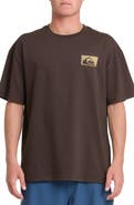 Quiksilver YG Impaired Embroidered Cotton Graphic T-Shirt