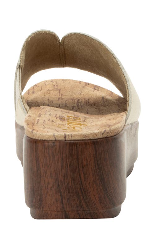 Alegria By Pg Lite Triniti Platform Wedge Slide Sandal