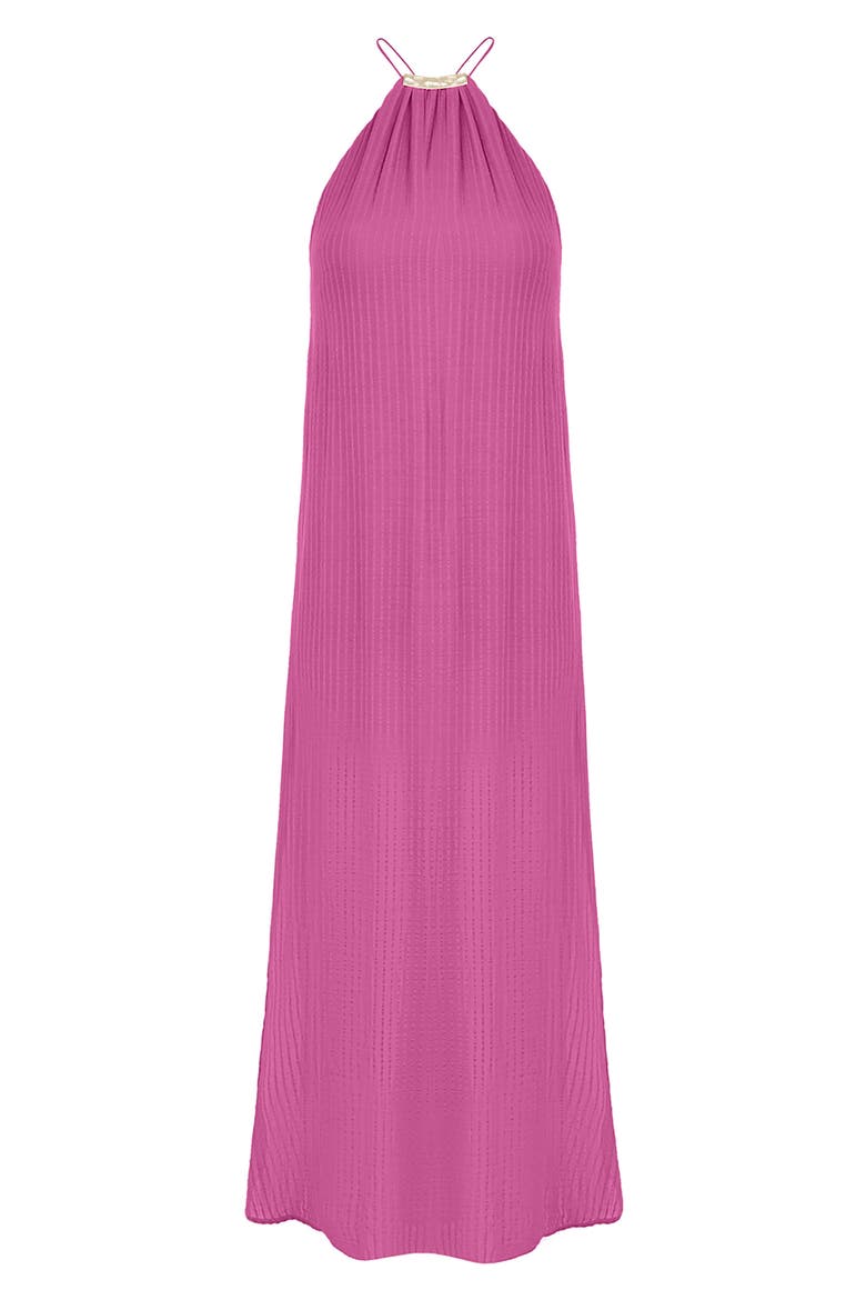 Lily Halter Maxi Dress, Alternate, color, PINK