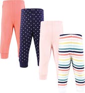 Hudson Baby 4Pk Collection of Versatile Pants Bottoms