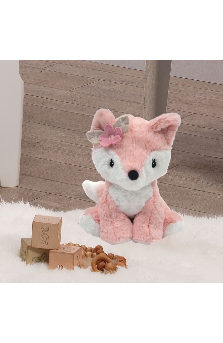 Lambs & Ivy Friendship Tree Plush Woodland Fox Stuffed Animal Toy - Autumn, Alternate, color, Peach