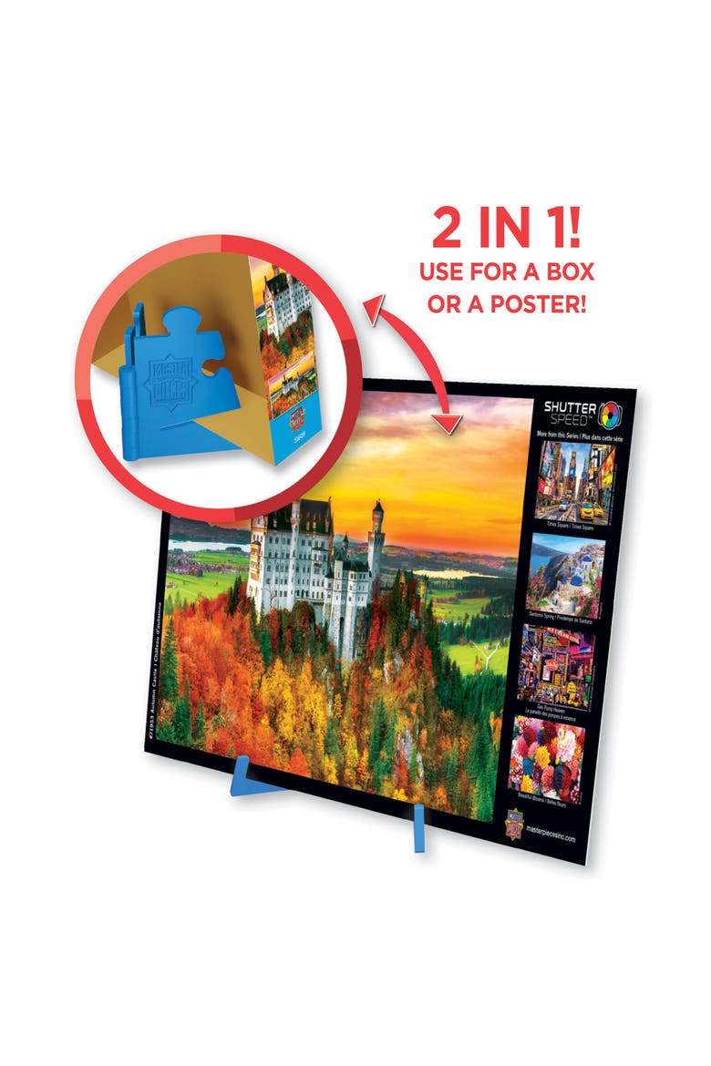 Jigsaw Puzzle Box Stand, Alternate, color, Multicolor