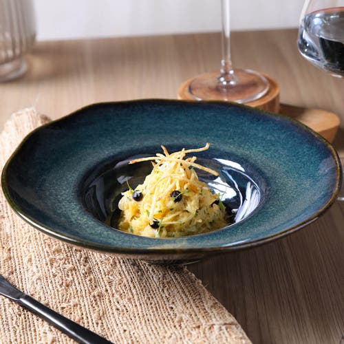 Porto Brasil Deep Rim Plate Set Of 4 In Green