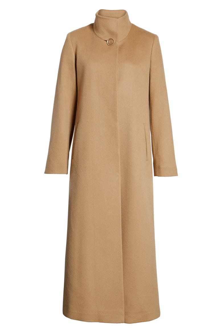 Cashmere Long Coat, Alternate, color, CAMEL