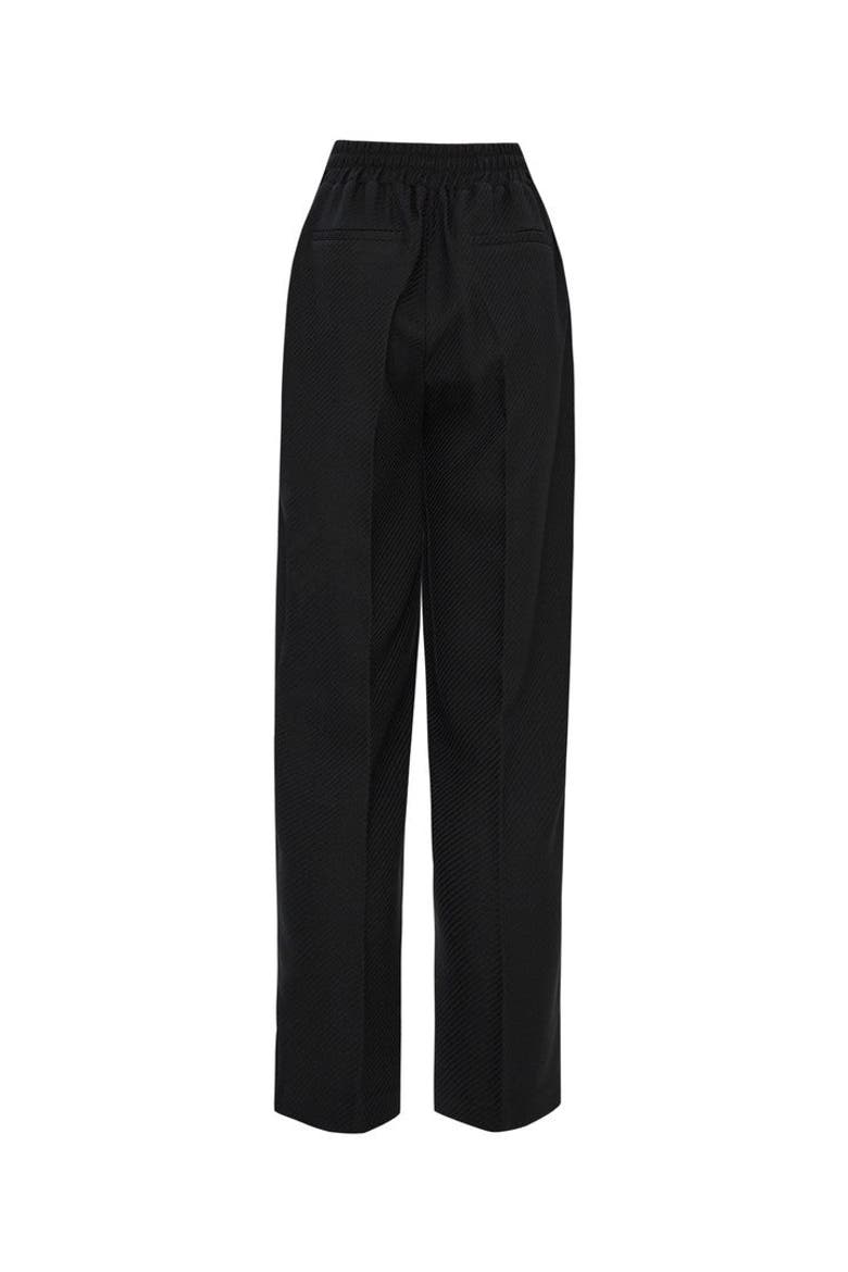 Wide Leg Straight Pants, Alternate, color, BLACK