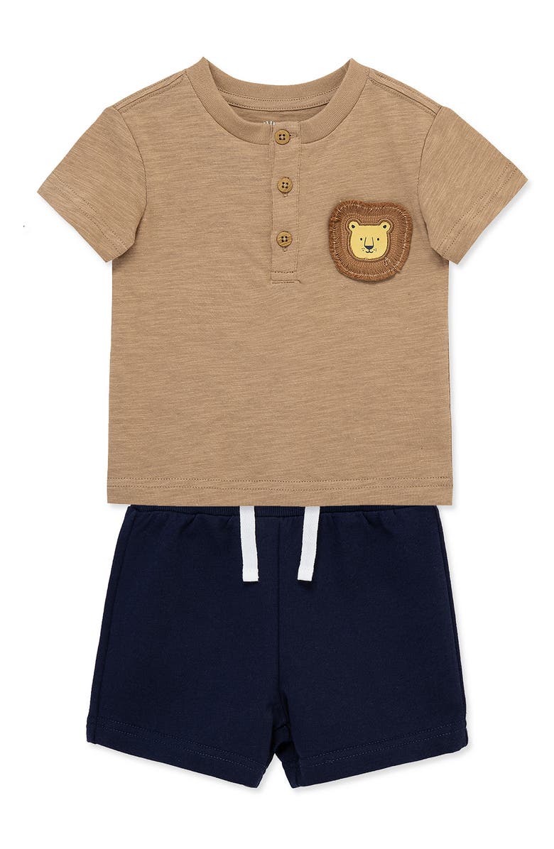 Little Me Wildcat 3-Piece T-Shirt & Shorts Set, Alternate, color, Multi