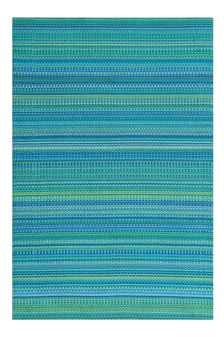 Mixed Tropical Rug, Main, color, teal blue