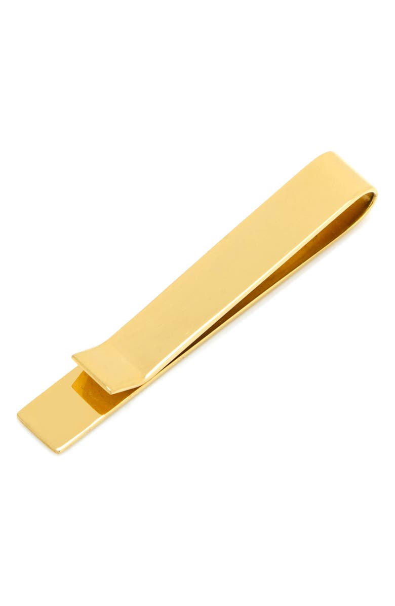 Cufflinks, Inc. Engravable Tie Bar, Alternate, color, Gold