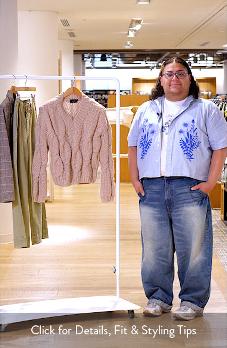 Josephine Chunky V-Neck Sweater, sales video thumbnail