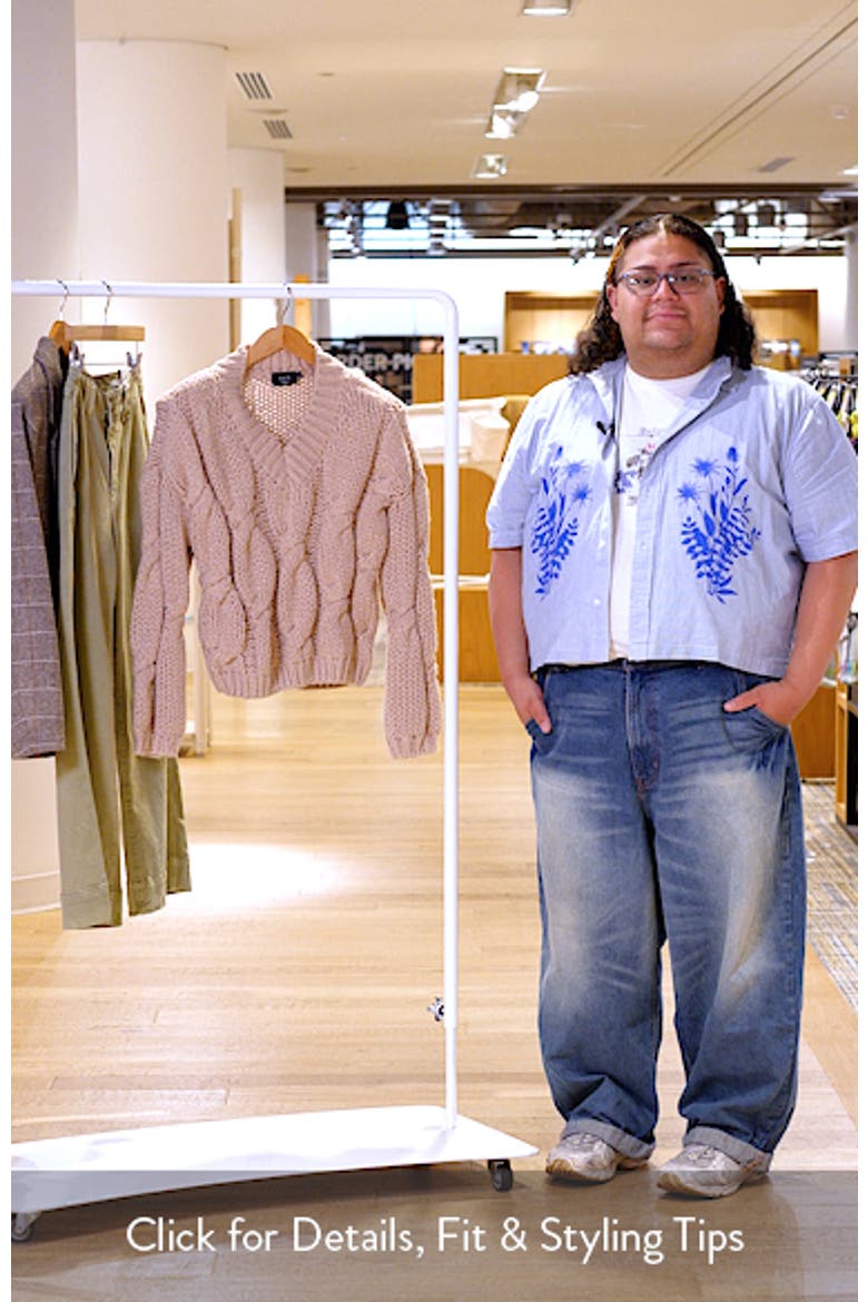 Josephine Chunky V-Neck Sweater video
