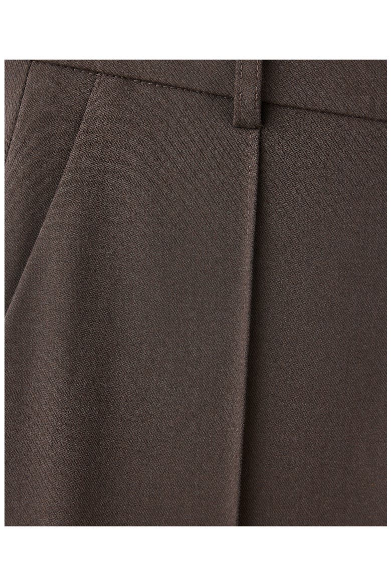 Seamed Flare Pants, Alternate, color, MEDIUM BROWN