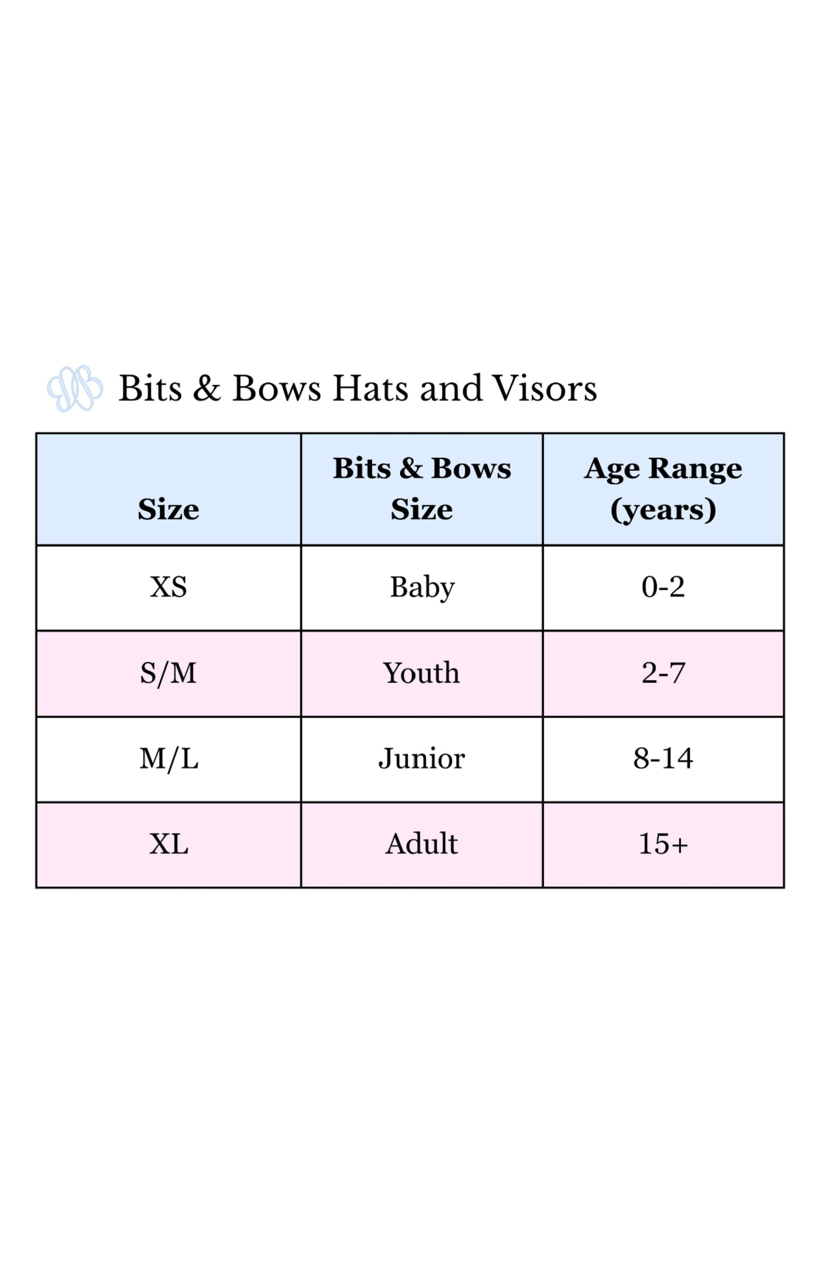 Bits & Bows Love Tennis Bow Visor | Nordstrom