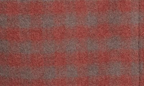 Rick Owens Checked Virgin Wool Overshirt In Red