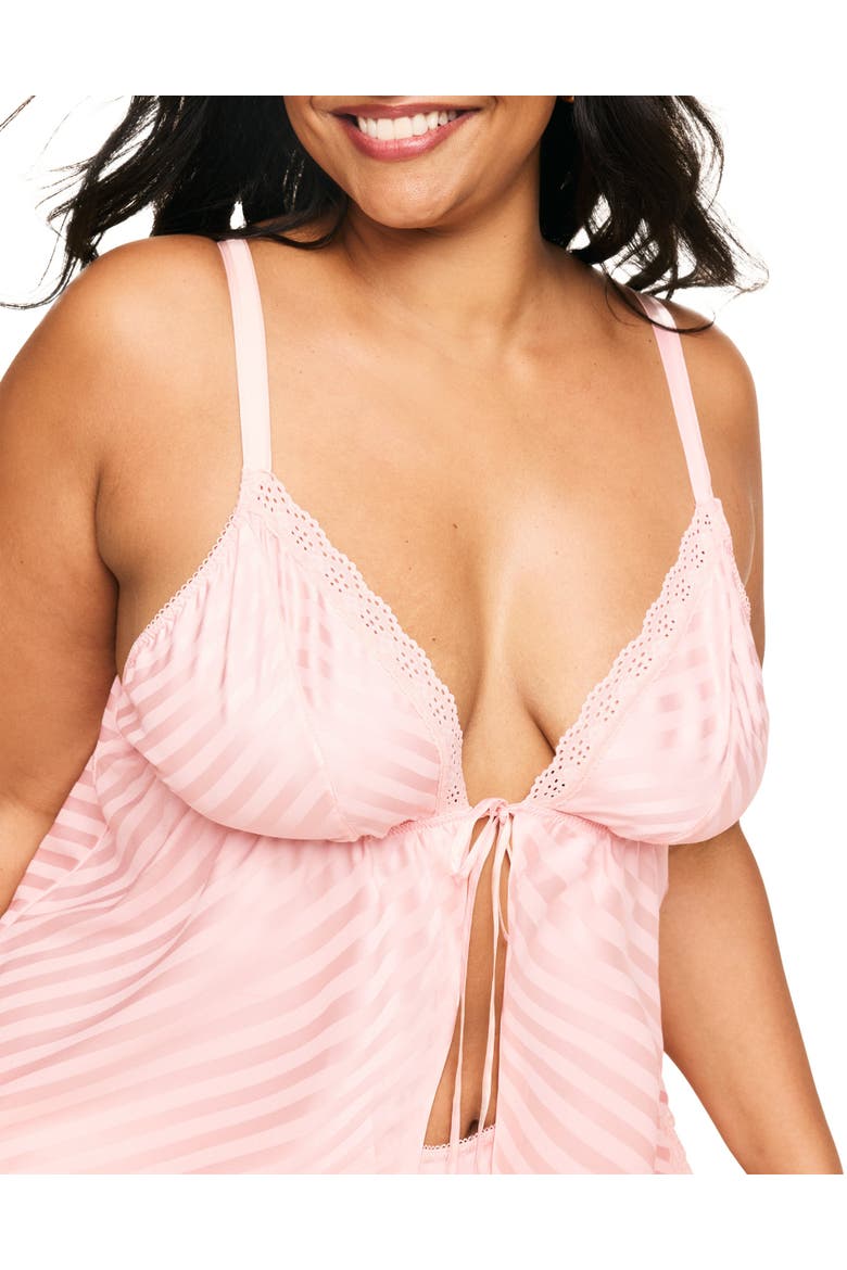 Trish Cami & Shorts Set Lingerie, Alternate, color, Light pink