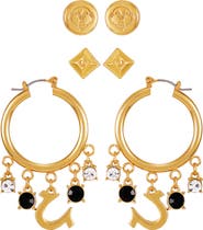 True Religion Trio Earring Set