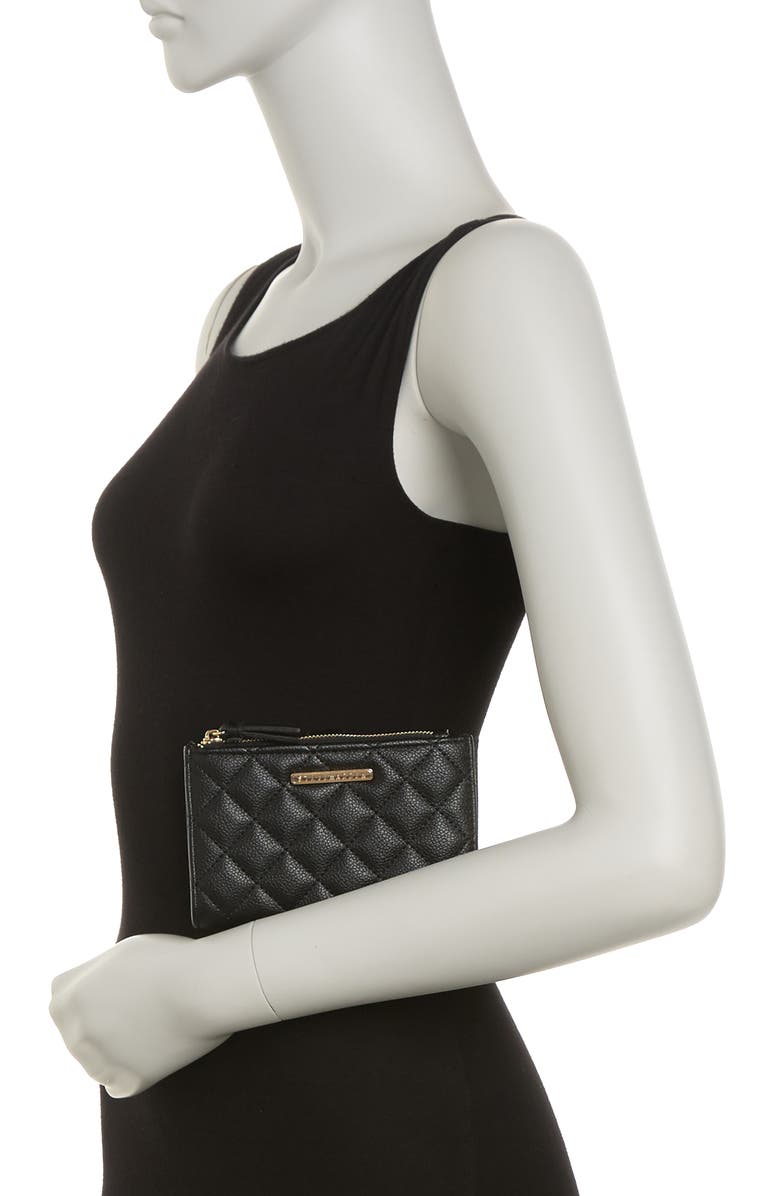 Steve Madden Medium Quilted Bifold Wallet, Alternate, color, 